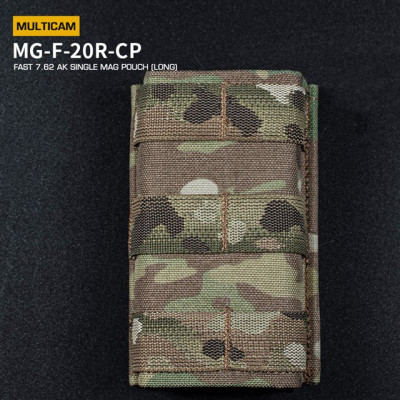 WoSporT FAST Type 7.62 (AK) Magazine MOLLE Pouch, Long – Multicam
