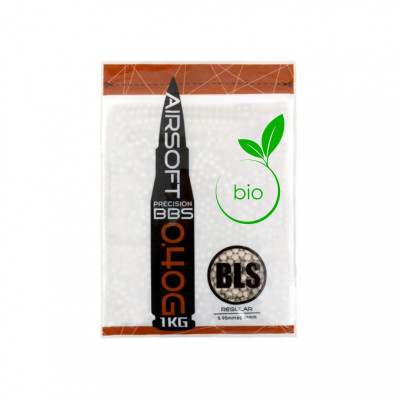 BLS BIO UH Airsoft-golyók 0,40 g, 2500 db (zsák) – fehér