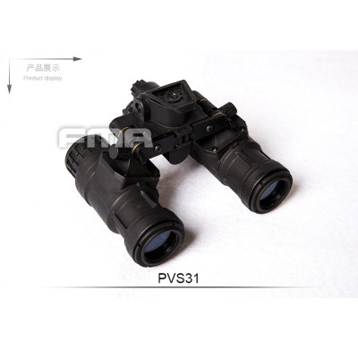 FMA PVS-31 NVG makett, világítás nélkül – fekete