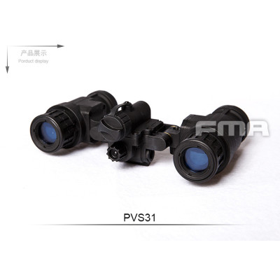 FMA PVS-31 NVG makett, világítás nélkül – fekete