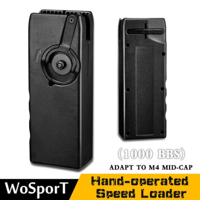WoSporT LEVER BB Speed Loader, 1000 BBs – Transparent | ANAREUS