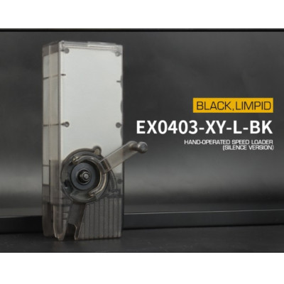 WST Lever Silence Speedloader, 1000 BBs - Transparent (dark)