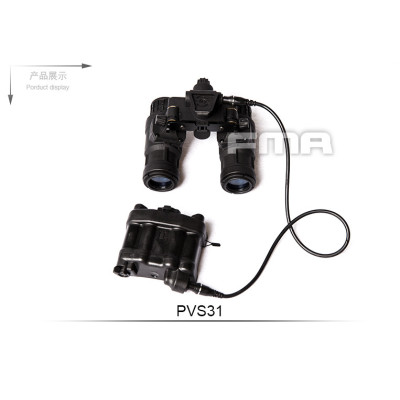 FMA PVS-31 NVG makett, LED-es megvilágítással – fekete