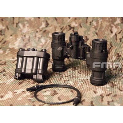 FMA PVS-31 NVG makett, LED-es megvilágítással – fekete